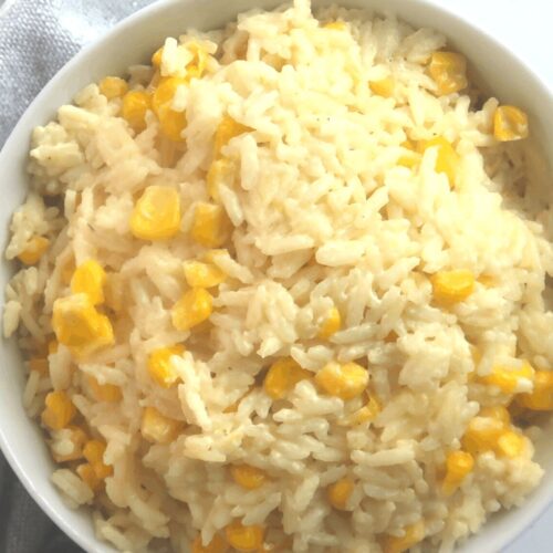 Mexican rice with corn