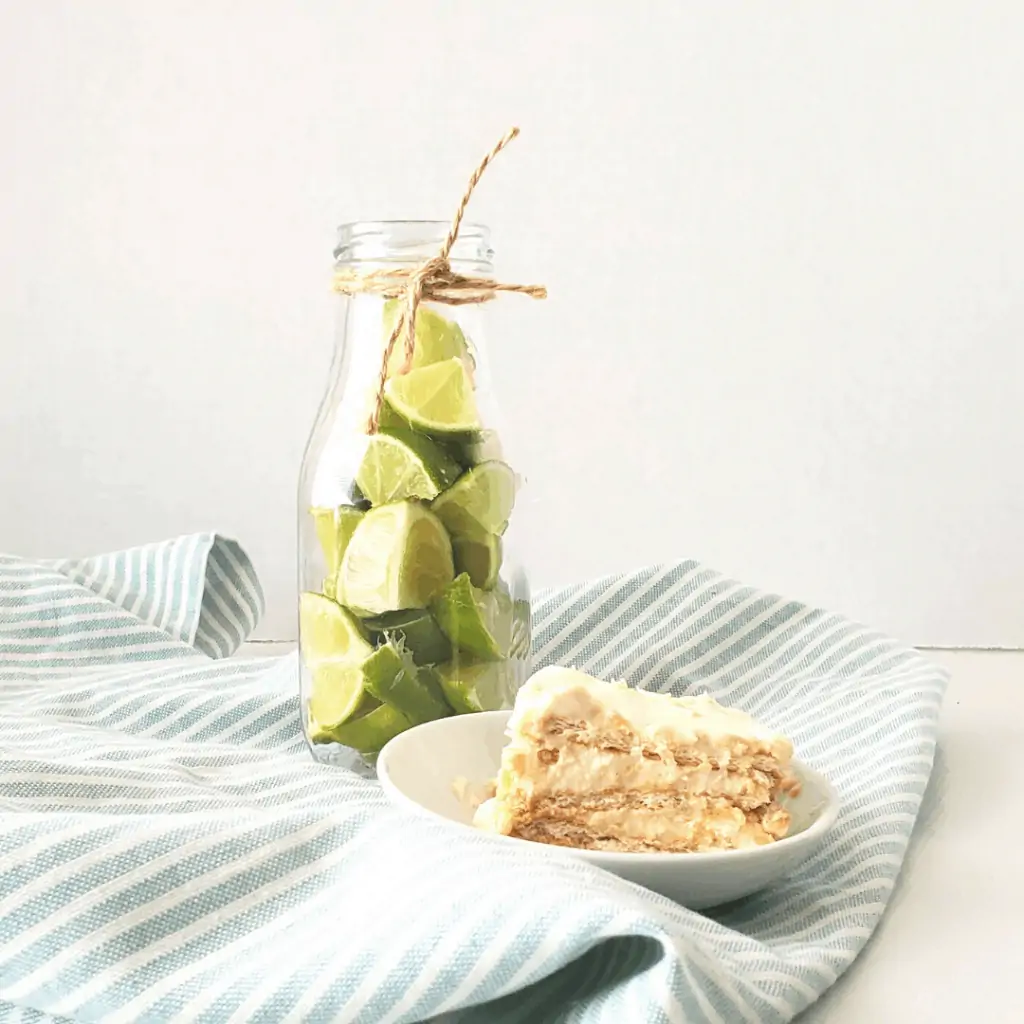 lime carlota dessert easy quick and no need of an oven.