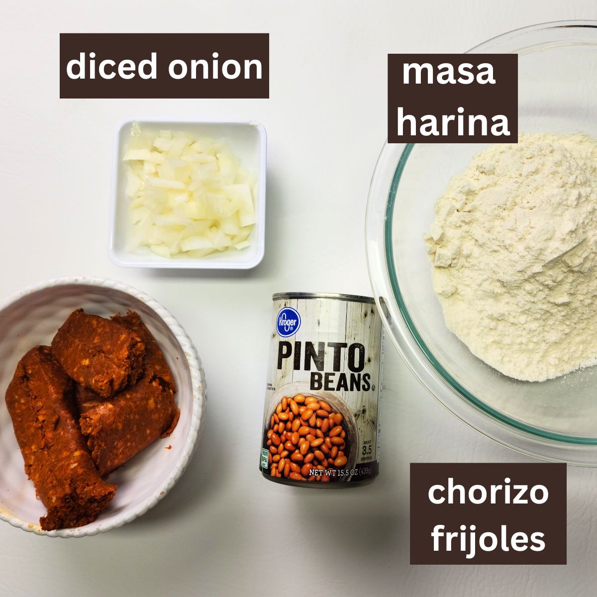 ingredients for tlacoyos mexican food