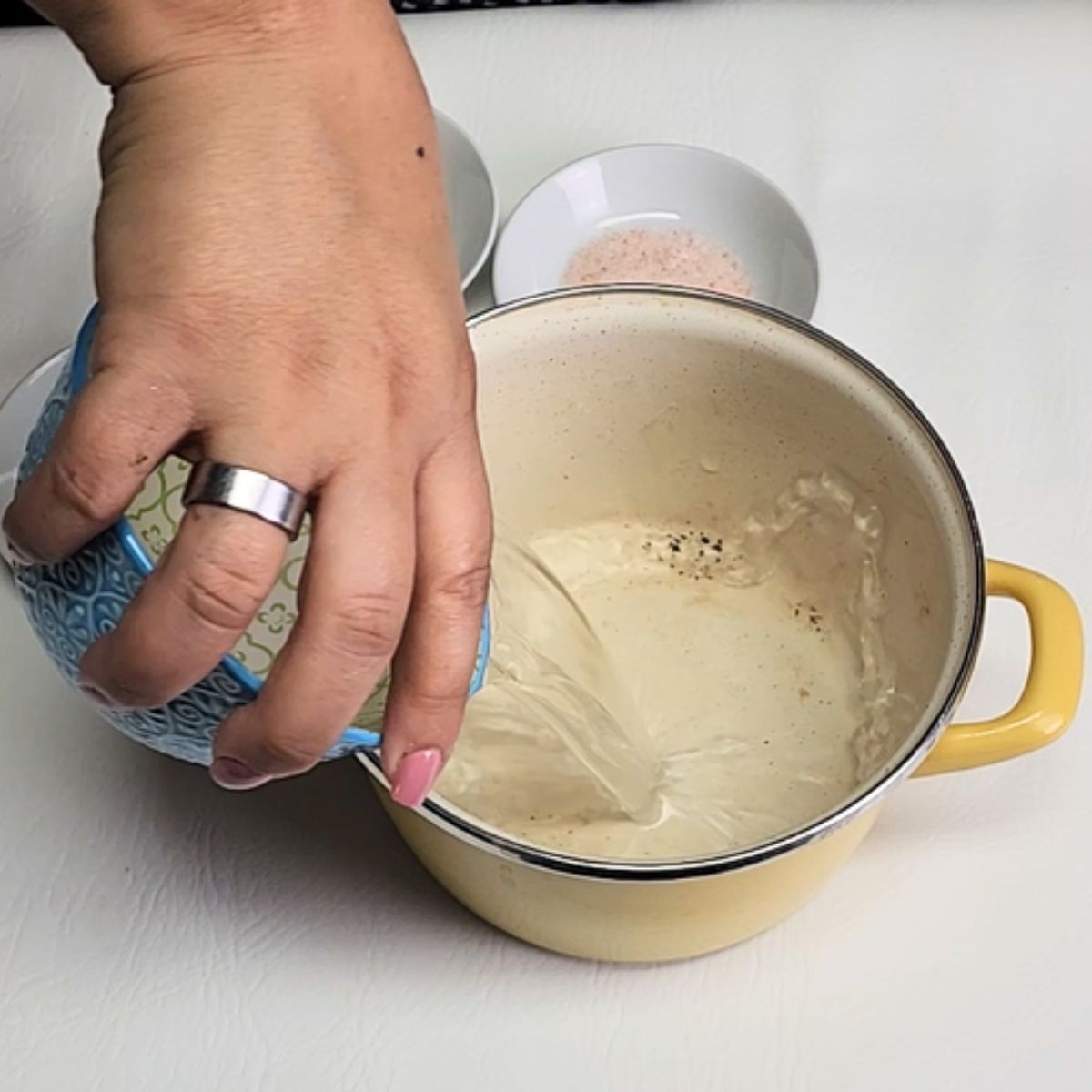 add the ingredients to a small pot. pickled jalapeno recipe