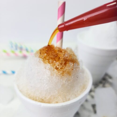 simple syrup shave ice
