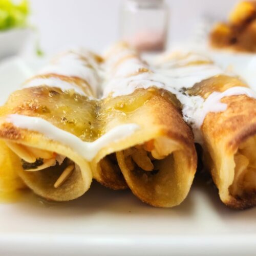 vegetarian taquitos