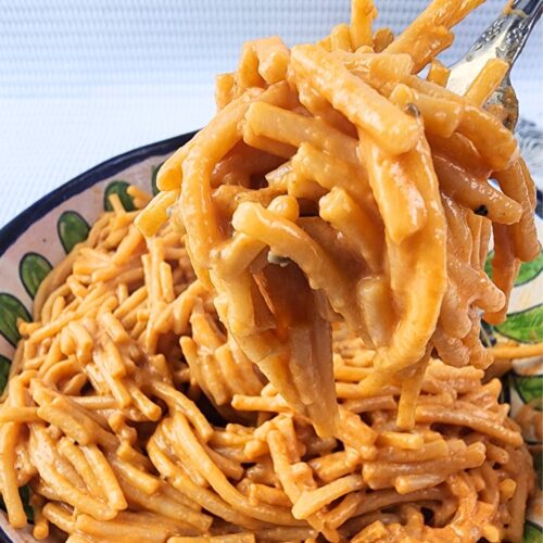 MEXICAN RED SPAGHETTI.