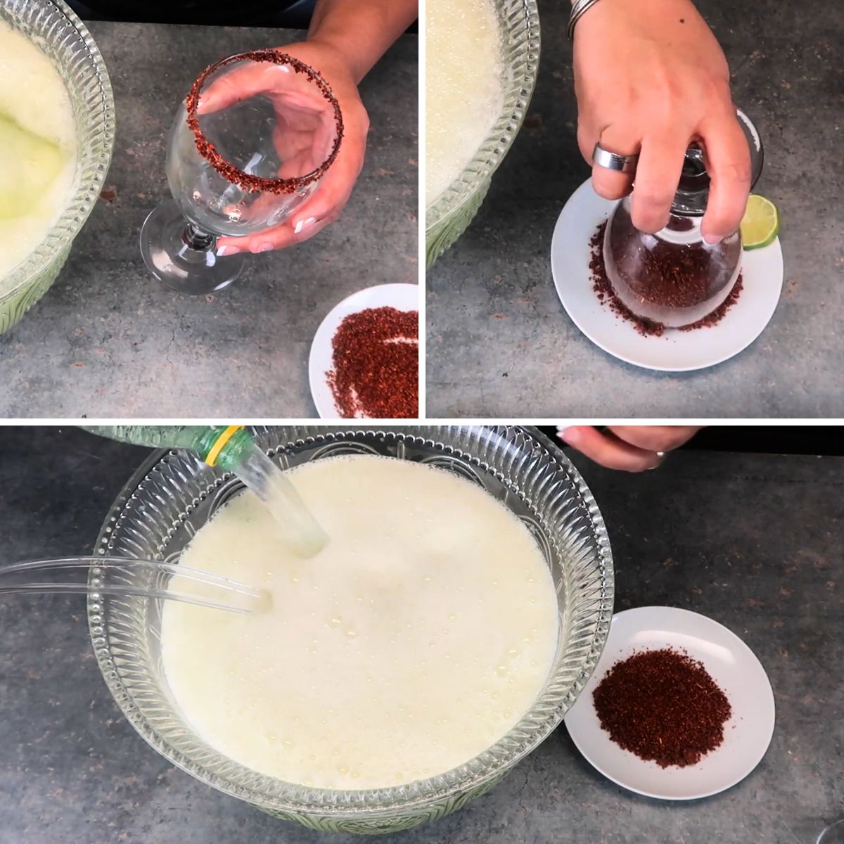 add tajin to your cup process.