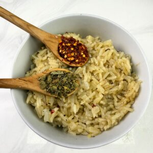 Mexican oregano rice.