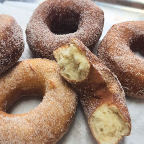 sugar donuts small recipe.